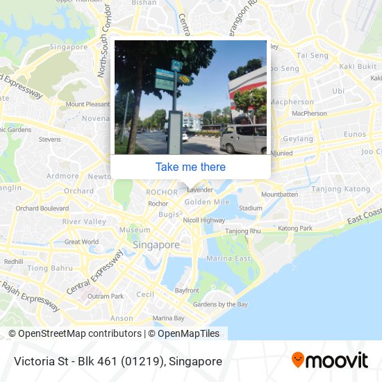 Victoria St - Blk 461 (01219) map