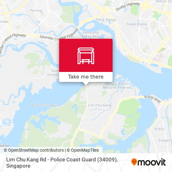 Lim Chu Kang Rd - Police Coast Guard (34009) map