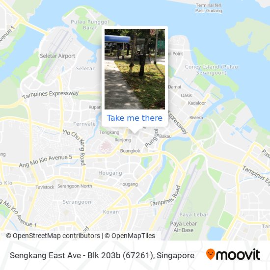 Sengkang East Ave - Blk 203b (67261) map