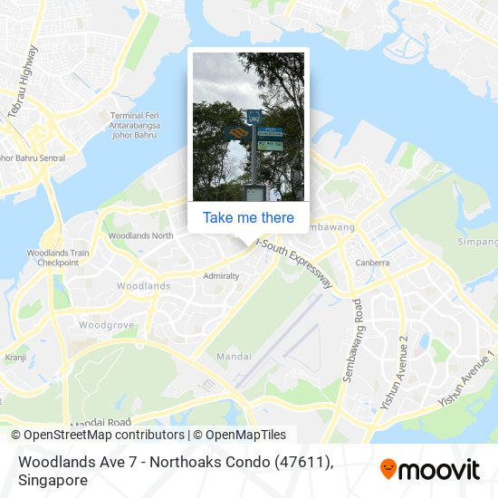 Woodlands Ave 7 - Northoaks Condo (47611)地图