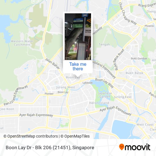 Boon Lay Dr - Blk 206 (21451) map