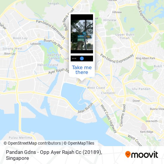 Pandan Gdns - Opp Ayer Rajah Cc (20189) map