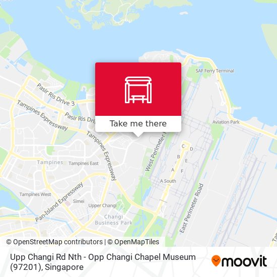 Upp Changi Rd Nth - Opp Changi Chapel Museum (97201)地图