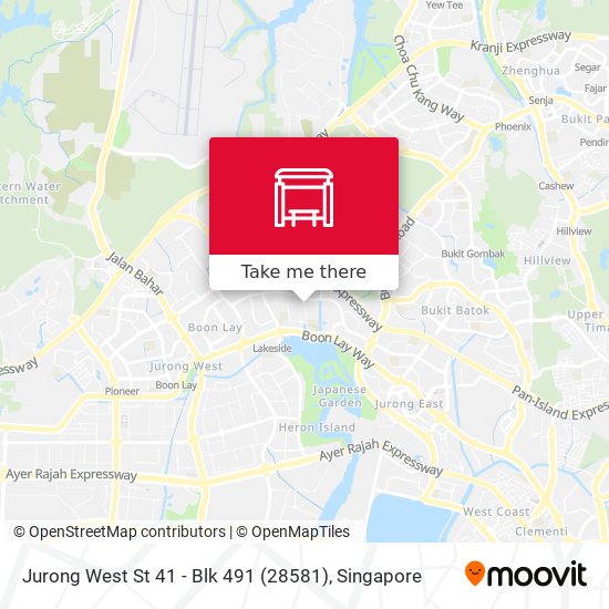 Jurong West St 41 - Blk 491 (28581)地图