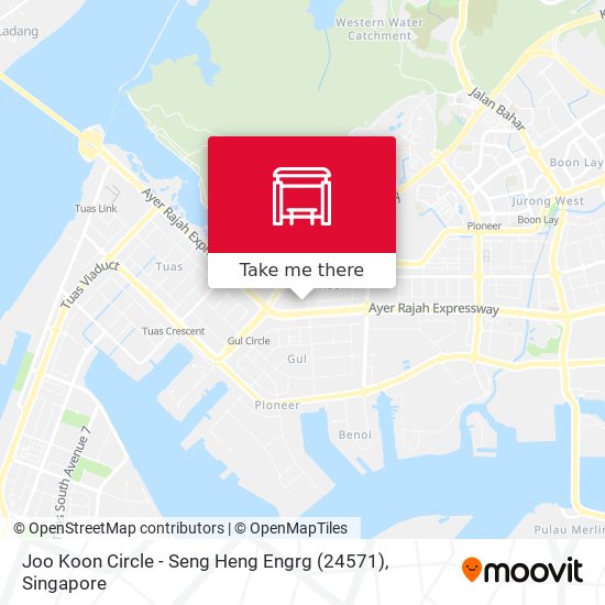 Joo Koon Circle - Seng Heng Engrg (24571) map
