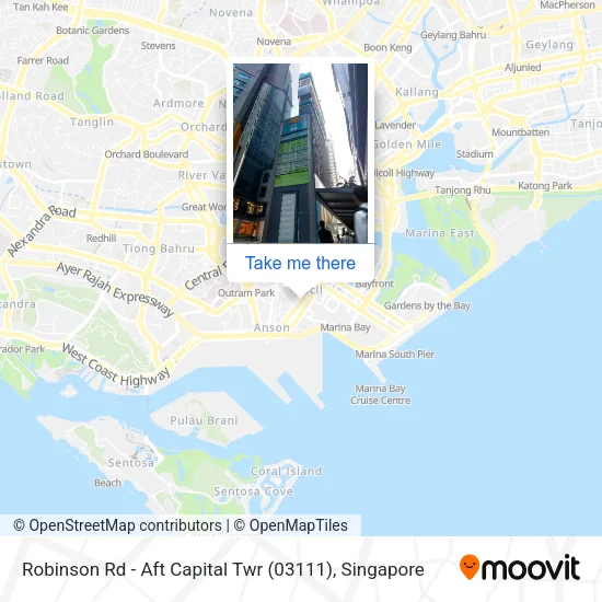 Robinson Rd - Aft Capital Twr (03111)地图