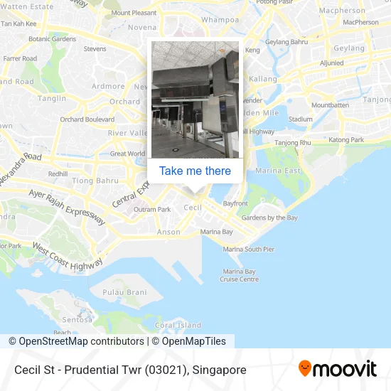 Cecil St - Prudential Twr (03021) map