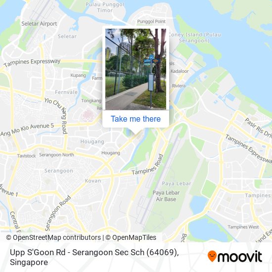 Upp S'Goon Rd - Serangoon Sec Sch (64069)地图