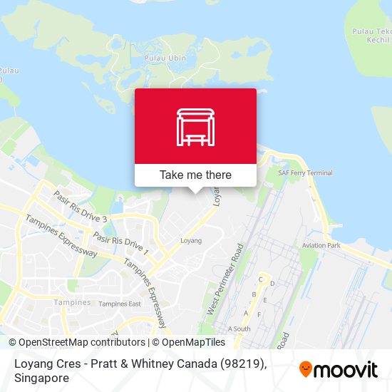 Loyang Cres - Pratt & Whitney Canada (98219) map