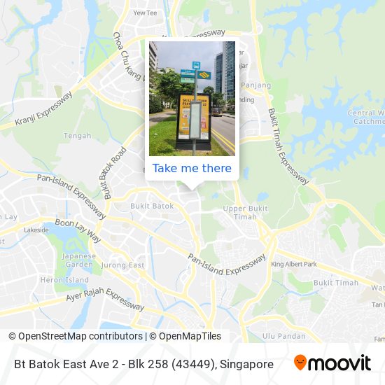 Bt Batok East Ave 2 - Blk 258 (43449) map