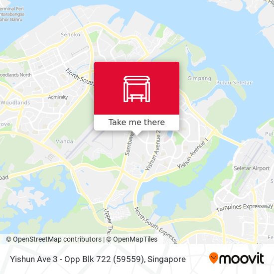 Yishun Ave 3 - Opp Blk 722 (59559)地图