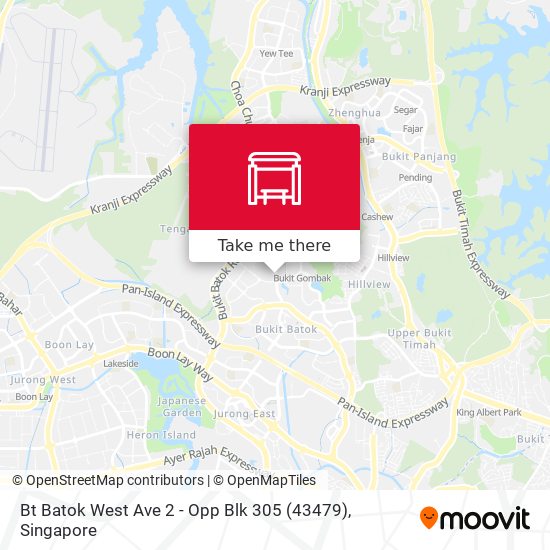 Bt Batok West Ave 2 - Opp Blk 305 (43479) map