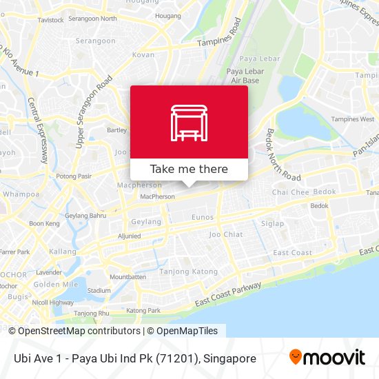 Ubi Ave 1 - Paya Ubi Ind Pk (71201)地图