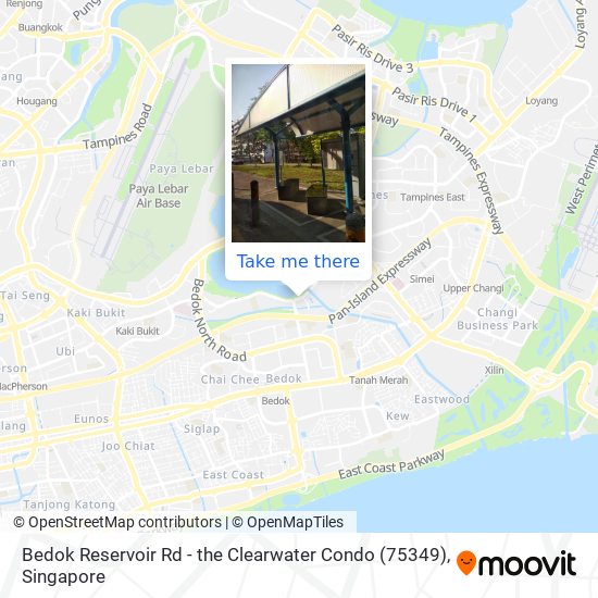 Bedok Reservoir Rd - the Clearwater Condo (75349) map