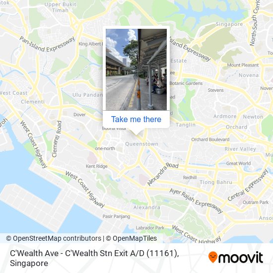 C'Wealth Ave - C'Wealth Stn Exit A / D (11161) map