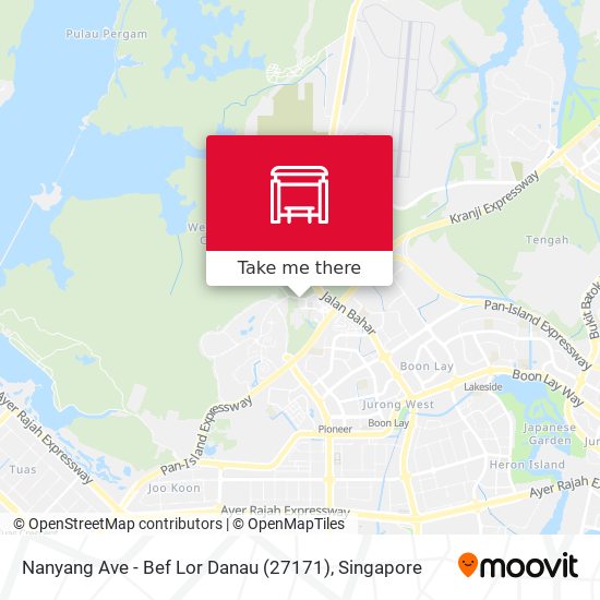Nanyang Ave - Bef Lor Danau (27171) map