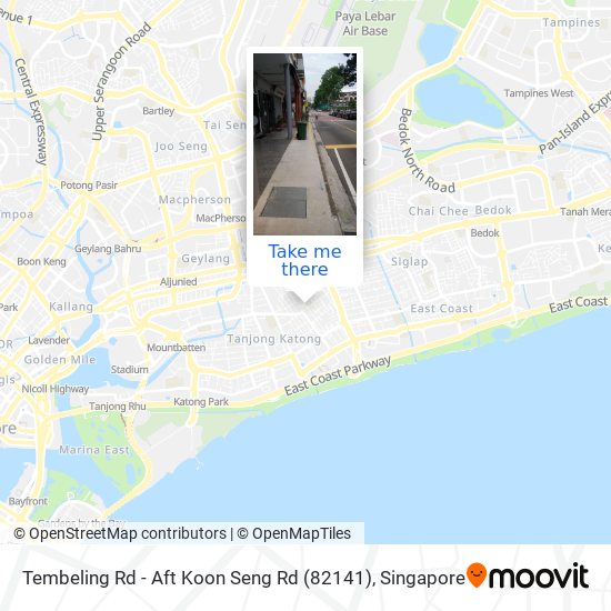 Tembeling Rd - Aft Koon Seng Rd (82141) map
