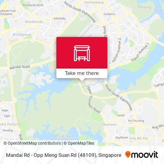 Mandai Rd - Opp Meng Suan Rd (48109) map