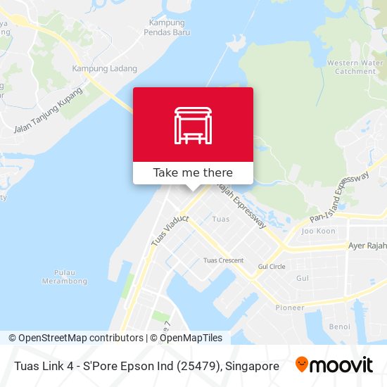 Tuas Link 4 - S'Pore Epson Ind (25479) map