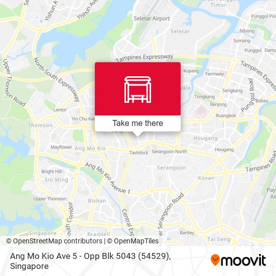 Ang Mo Kio Ave 5 - Opp Blk 5043 (54529) map