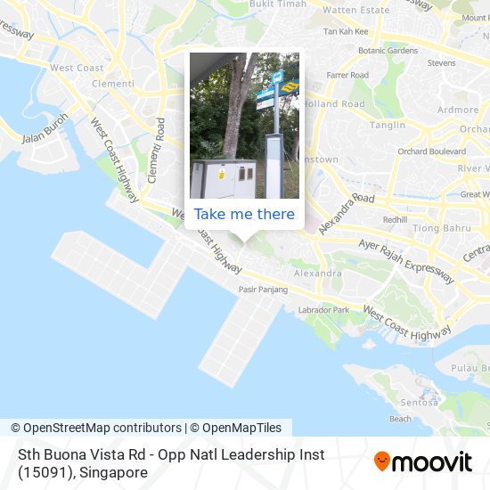Sth Buona Vista Rd - Opp Natl Leadership Inst (15091) map