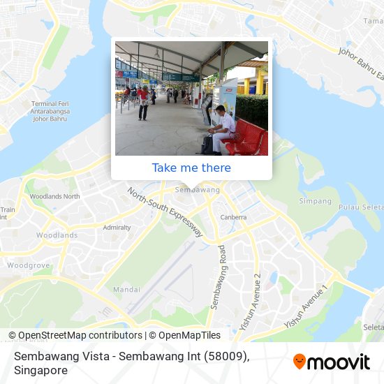 Sembawang Vista - Sembawang Int (58009)地图