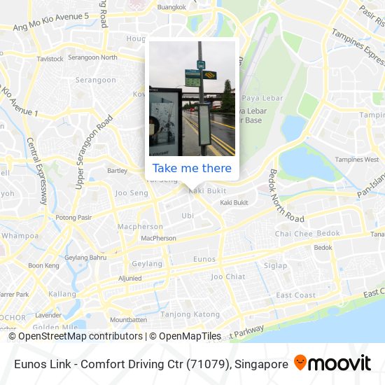 Eunos Link - Comfort Driving Ctr (71079) map