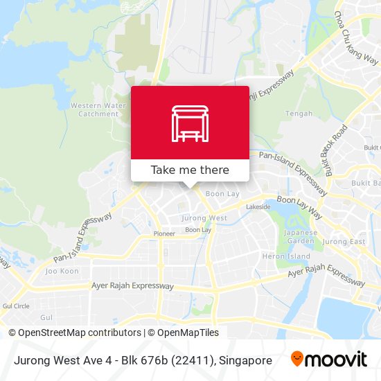 Jurong West Ave 4 - Blk 676b (22411) map