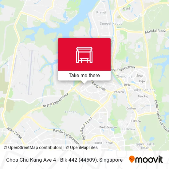 Choa Chu Kang Ave 4 - Blk 442 (44509)地图
