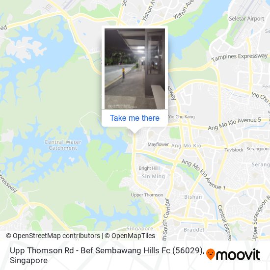 Upp Thomson Rd - Bef Sembawang Hills Fc (56029) map