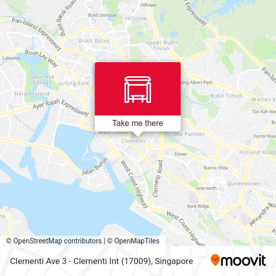 Clementi Ave 3 - Clementi Int (17009)地图
