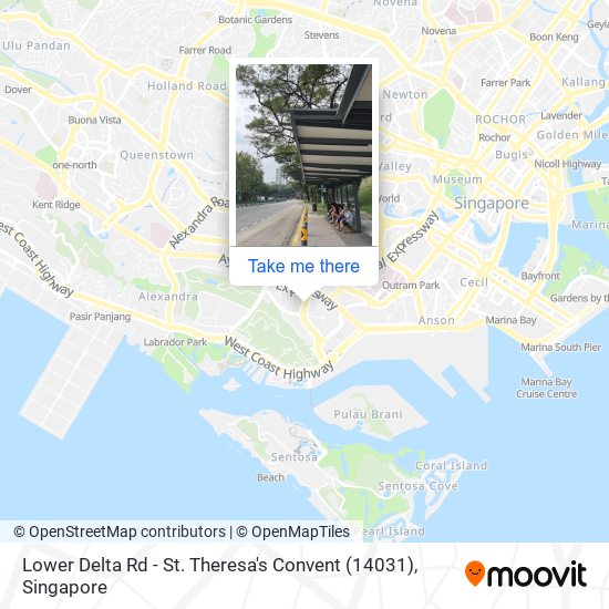 Lower Delta Rd - St. Theresa's Convent (14031)地图
