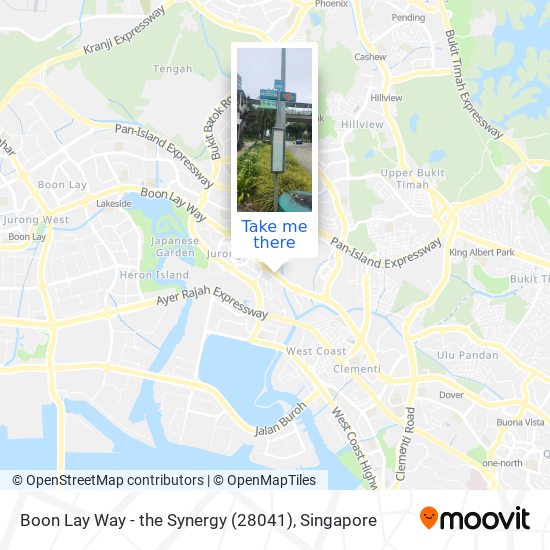 Boon Lay Way - the Synergy (28041) map