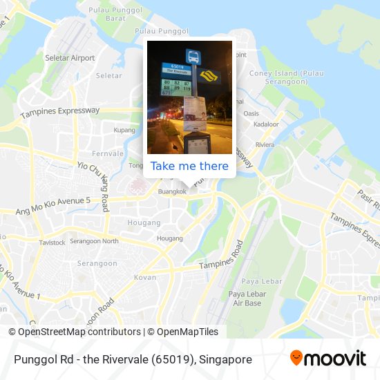 Punggol Rd - the Rivervale (65019) map