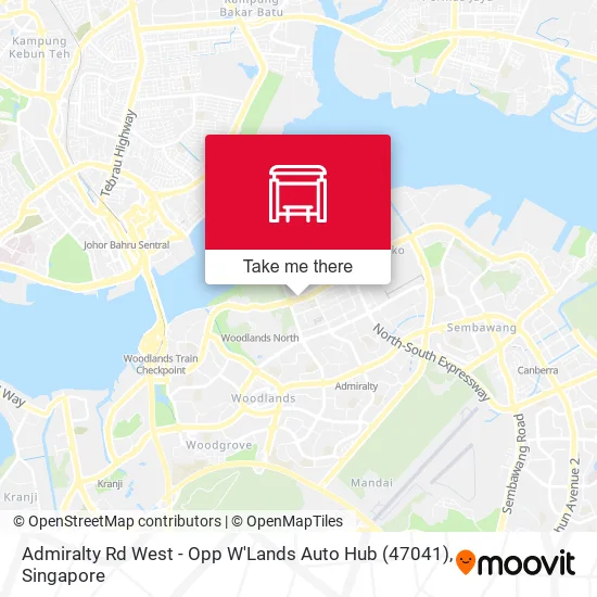 Admiralty Rd West - Opp W'Lands Auto Hub (47041)地图