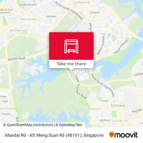 Mandai Rd - Aft Meng Suan Rd (48101) map