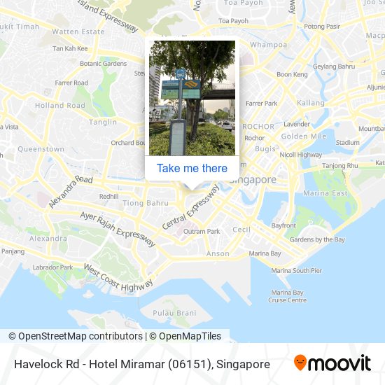 Havelock Rd - Hotel Miramar (06151) map