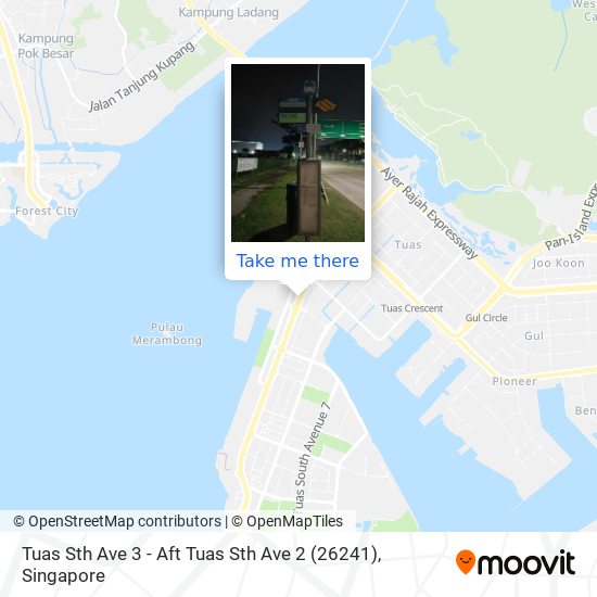 Tuas Sth Ave 3 - Aft Tuas Sth Ave 2 (26241) map