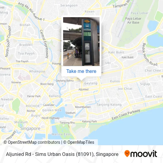 Aljunied Rd - Sims Urban Oasis (81091)地图