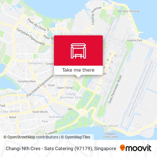 Changi Nth Cres - Sats Catering (97179) map