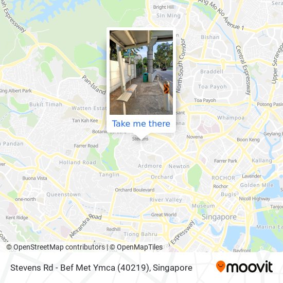 Stevens Rd - Bef Met Ymca (40219) map