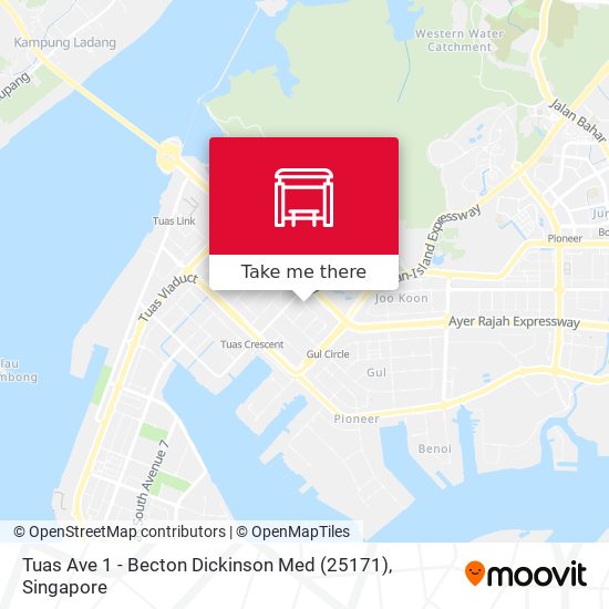 Tuas Ave 1 - Becton Dickinson Med (25171) map