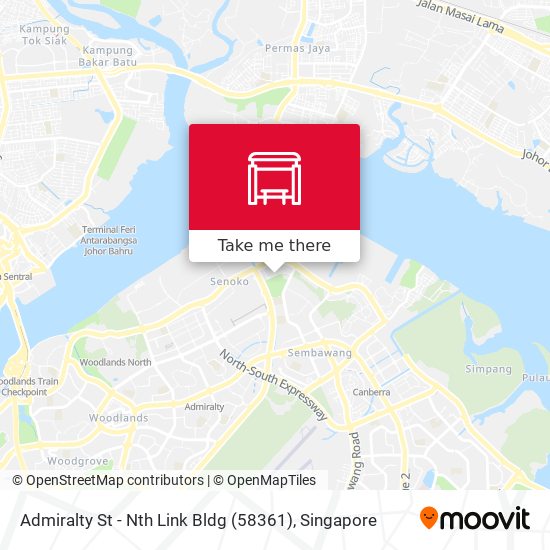 Admiralty St - Nth Link Bldg (58361) map