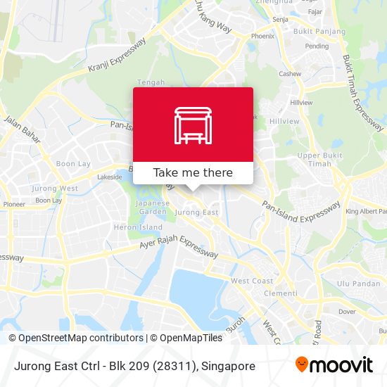 Jurong East Ctrl - Blk 209 (28311)地图