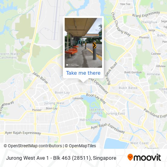 Jurong West Ave 1 - Blk 463 (28511)地图