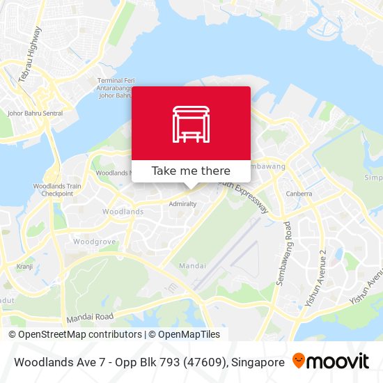 Woodlands Ave 7 - Opp Blk 793 (47609) map
