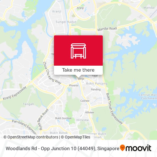 Woodlands Rd - Opp Junction 10 (44049)地图