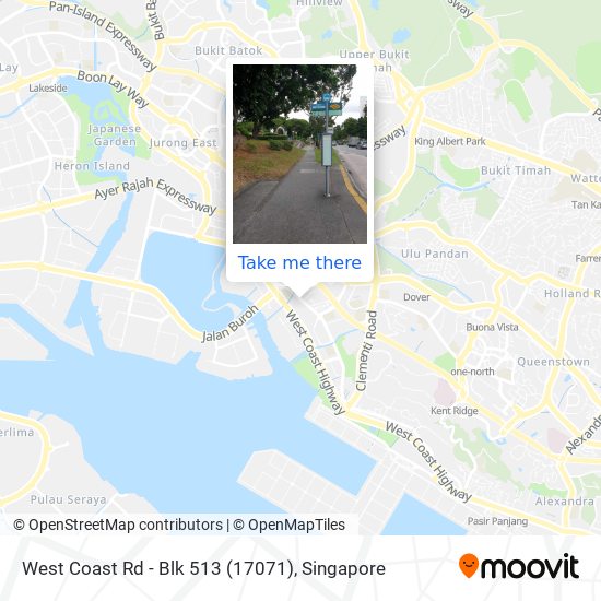 West Coast Rd - Blk 513 (17071) map