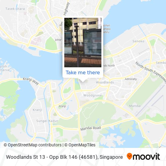 Woodlands St 13 - Opp Blk 146 (46581) map