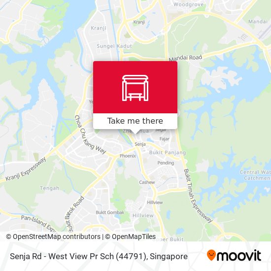 Senja Rd - West View Pr Sch (44791) map